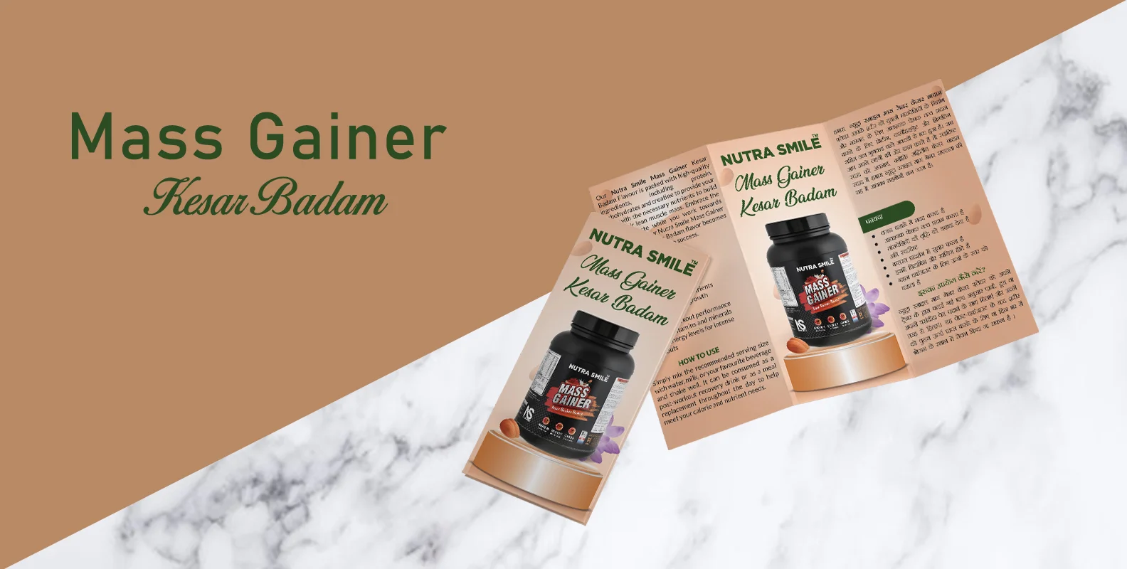 Mass Gainer Kesar Badam Flavour